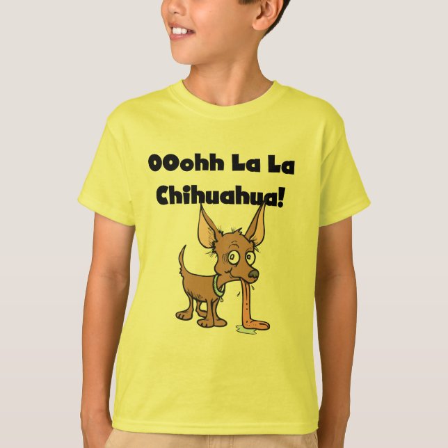T-shirts et cadeaux de chiwawa de La de La d'Oohhh (Devant)