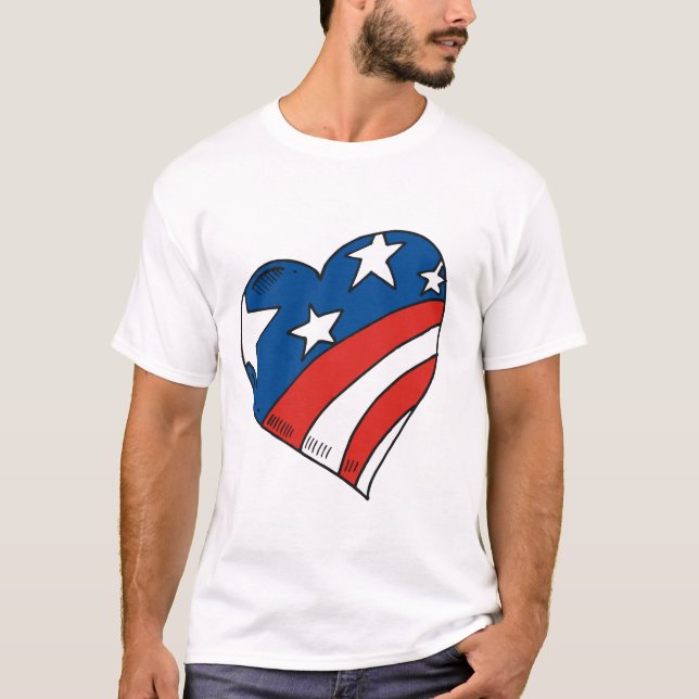 T-shirts et cadeaux de drapeau des Etats-Unis de (Devant)