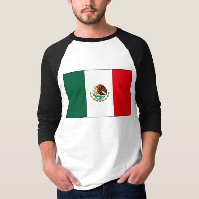 T-shirts et cadeaux de drapeau mexicain (Devant)