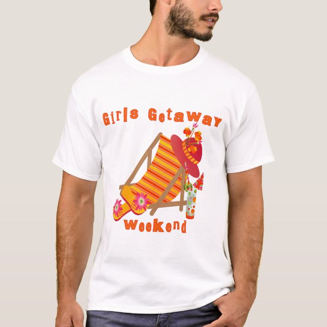 T-shirts et cadeaux de fin de semaine pour filles (Devant)