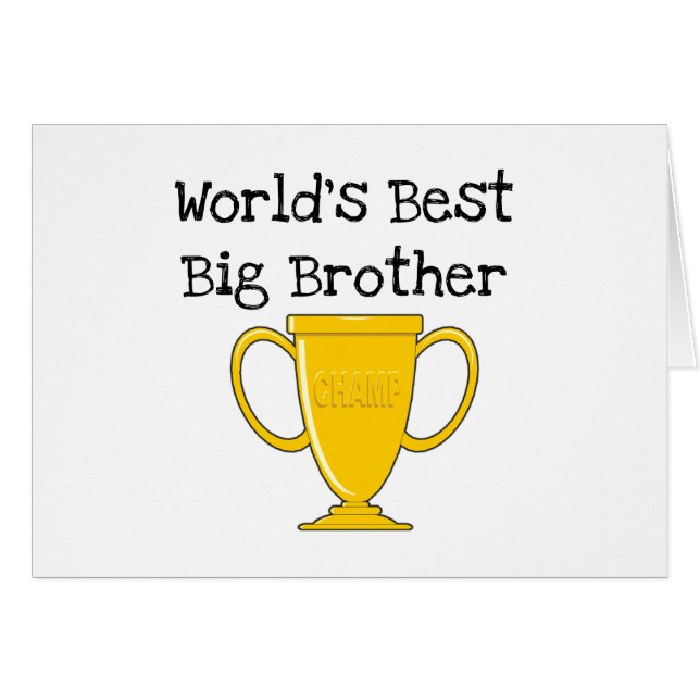 T-shirts et cadeaux de frère de champion (Devant horizontal)