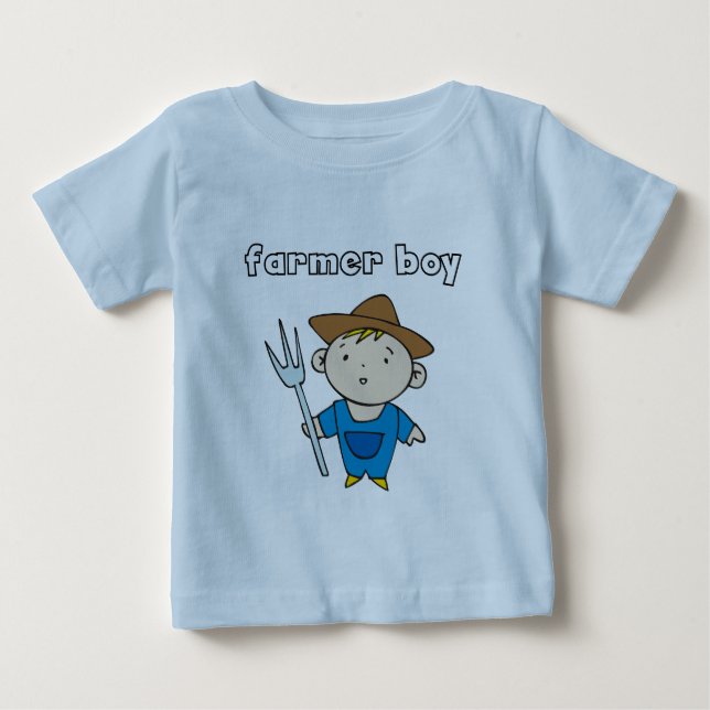 T-shirts et cadeaux de garçon paysans (Devant)