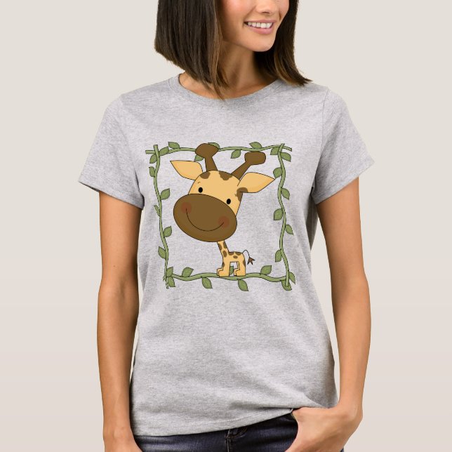T-shirts et cadeaux de girafe de bébé (Devant)