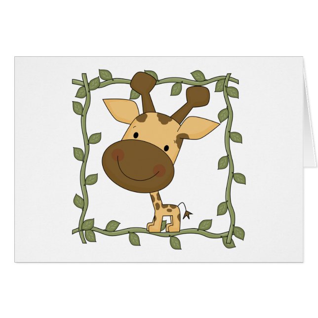 T-shirts et cadeaux de girafe de bébé (Devant horizontal)