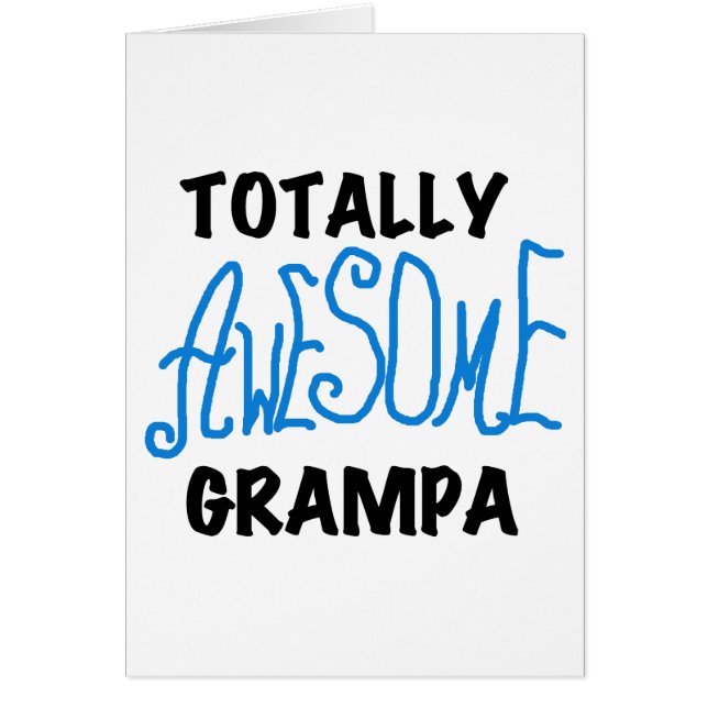 T-shirts et cadeaux de Grampa bleu absolument géni (Devant)