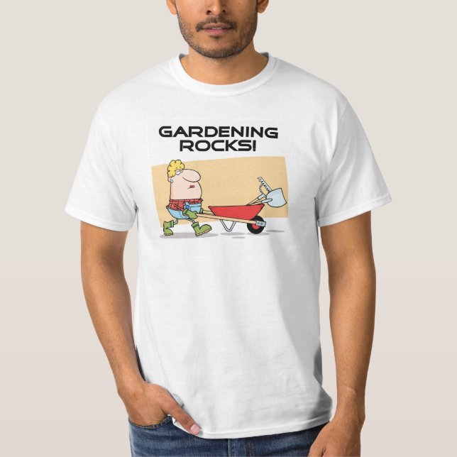 T-shirts et cadeaux de jardinage de roches (Devant)
