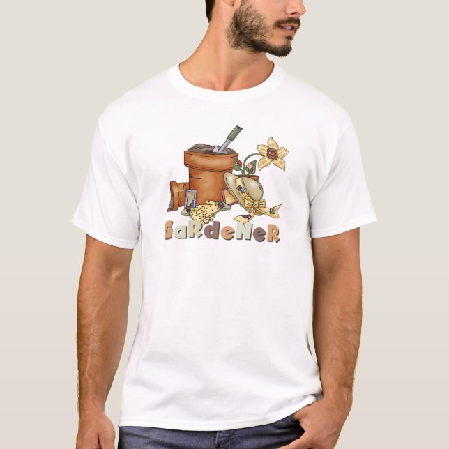 T-shirts et cadeaux de jardinier (Devant)