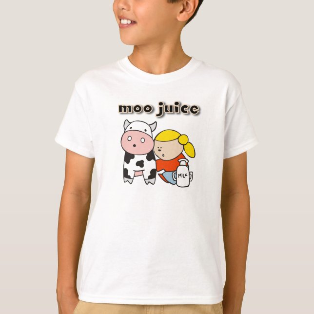 T-shirts et cadeaux de jus de MOO (Devant)