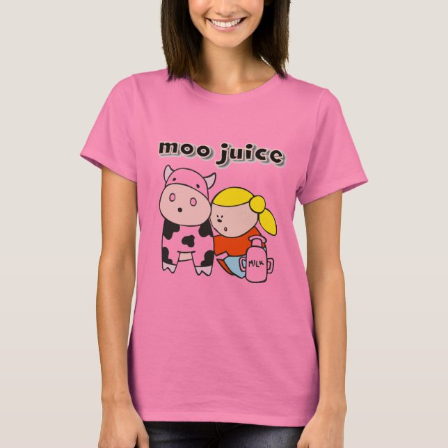 T-shirts et cadeaux de jus de MOO (Devant)