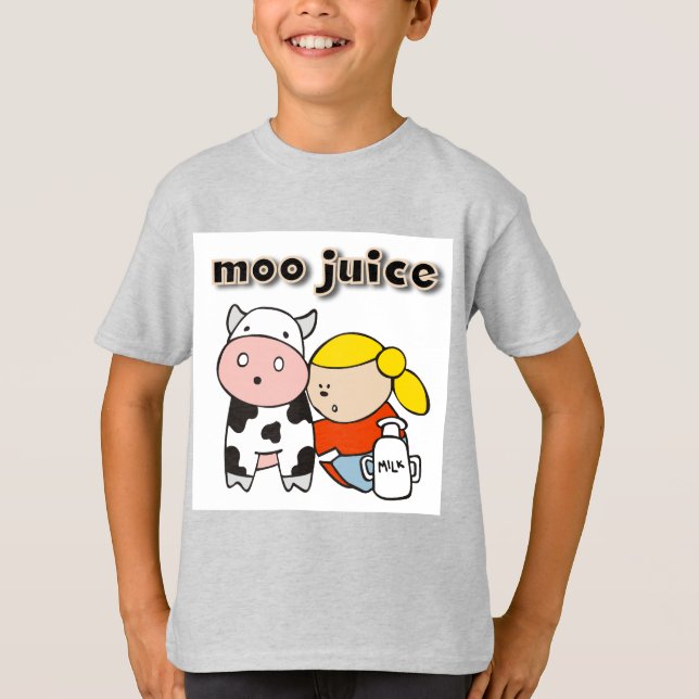 T-shirts et cadeaux de jus de MOO (Devant)
