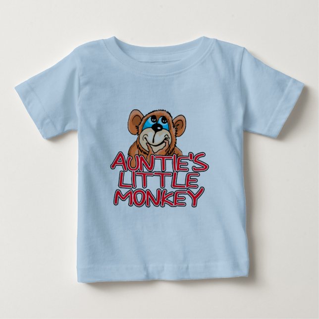 T-shirts et cadeaux de la petite singe de la tante (Devant)
