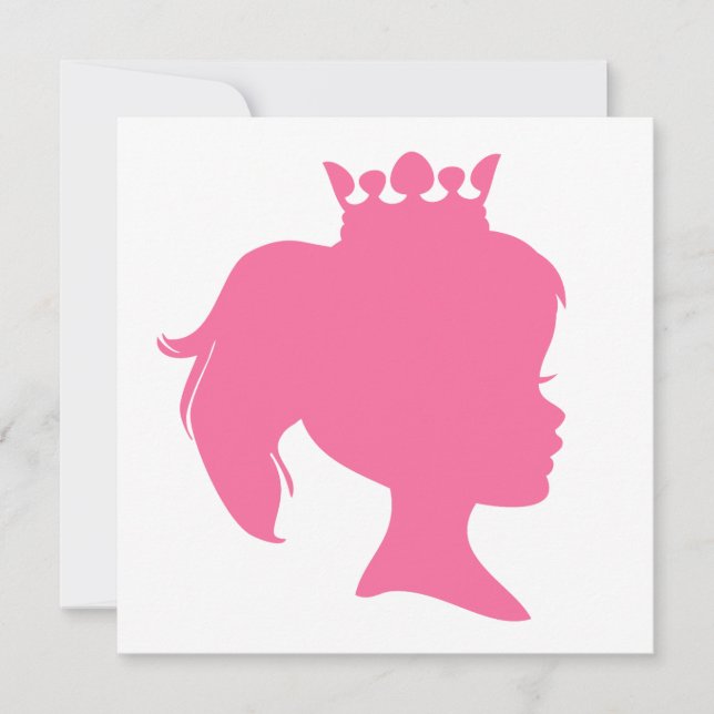 T-shirts et cadeaux de la princesse Silhouette ros (Devant)