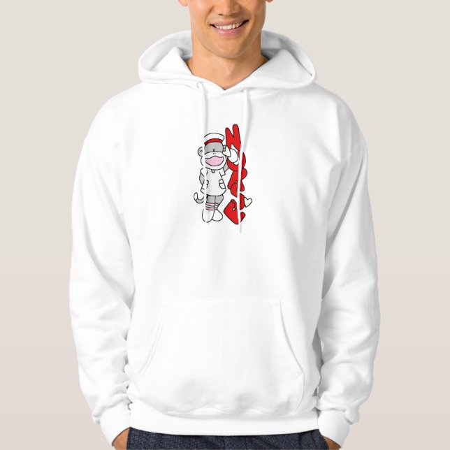 T-shirts et cadeaux de l'infirmière singe de choc (Devant)