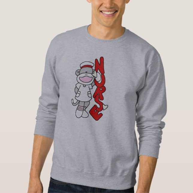 T-shirts et cadeaux de l'infirmière singe de choc (Devant)