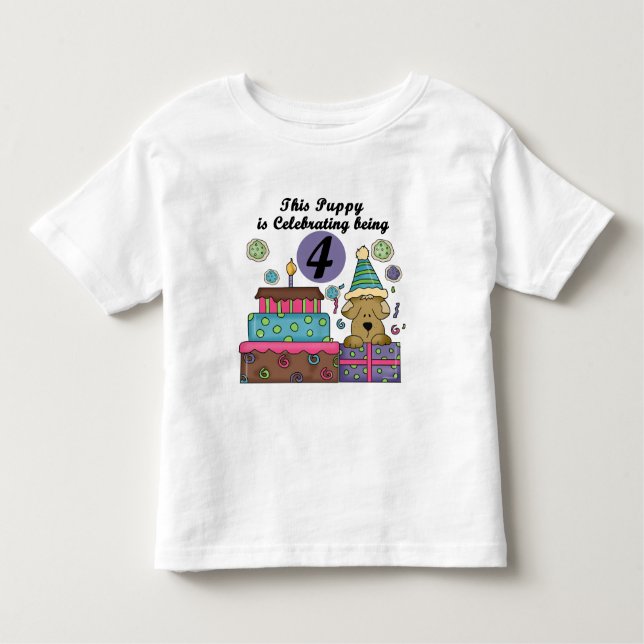 T-shirts et cadeaux de marionnettes pour le 4e ann (Devant)