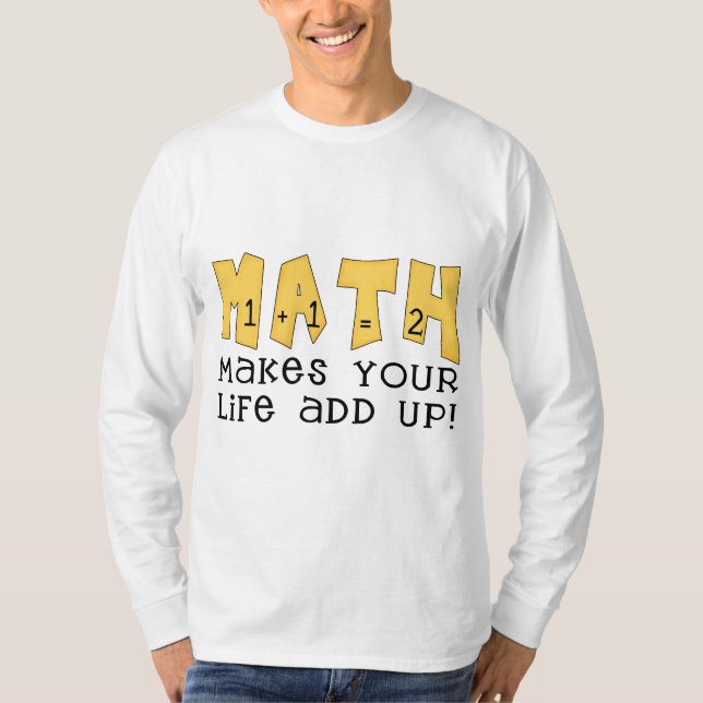 T-shirts et cadeaux de maths (Devant)