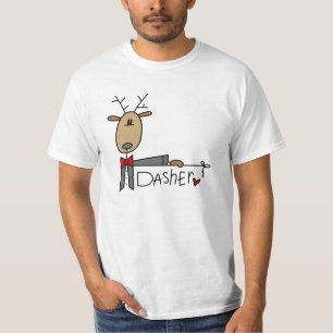 T-shirts et cadeaux de Noël de renne de Dasher