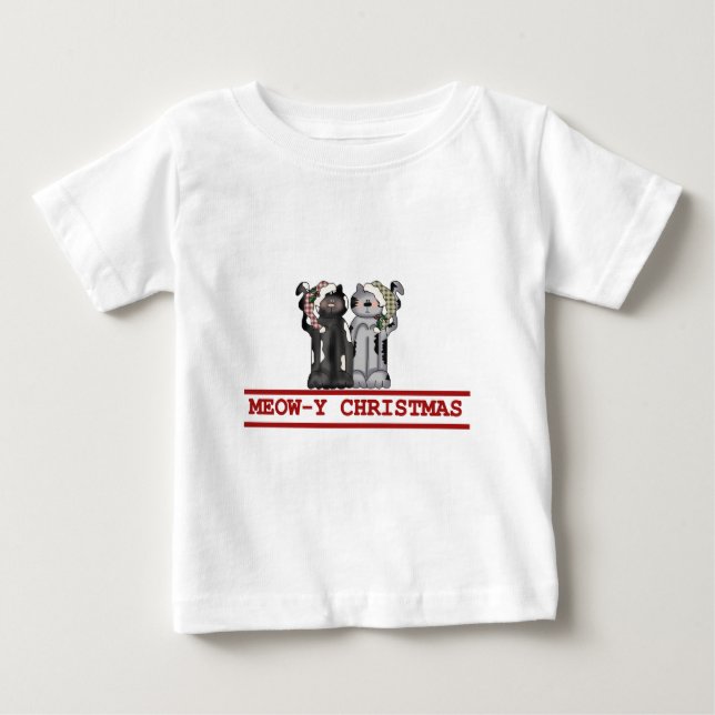 T-shirts et cadeaux de Noël Meow-y (Devant)