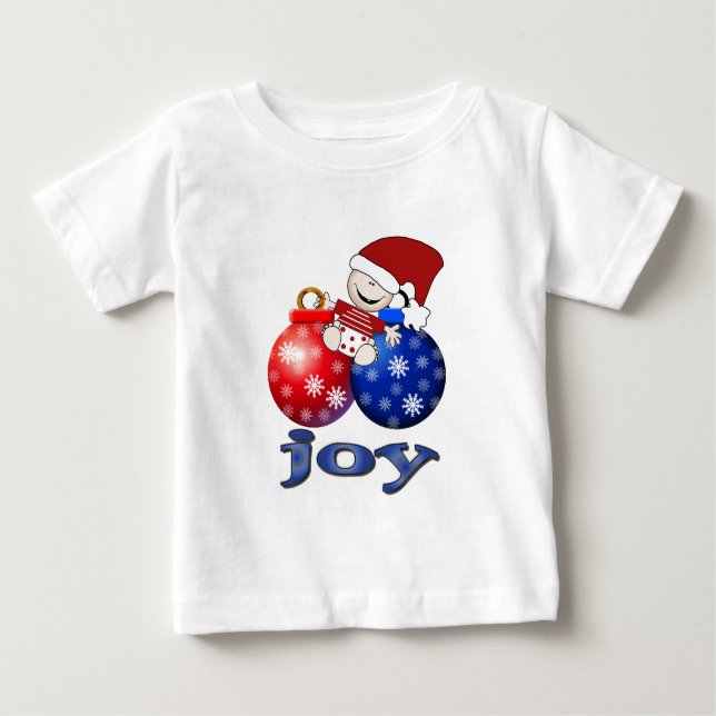 T-shirts et cadeaux de Noël pour bébé (Devant)