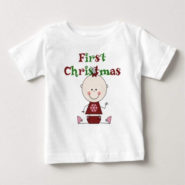 T-shirts et cadeaux de Noël pour la petite fille (Devant)