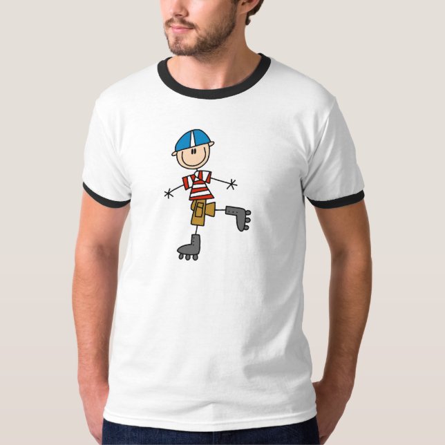 T-shirts et cadeaux de patinage intégrés masculins (Devant)