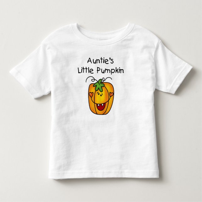 T-shirts et cadeaux de petite Citrouille de Tante (Devant)