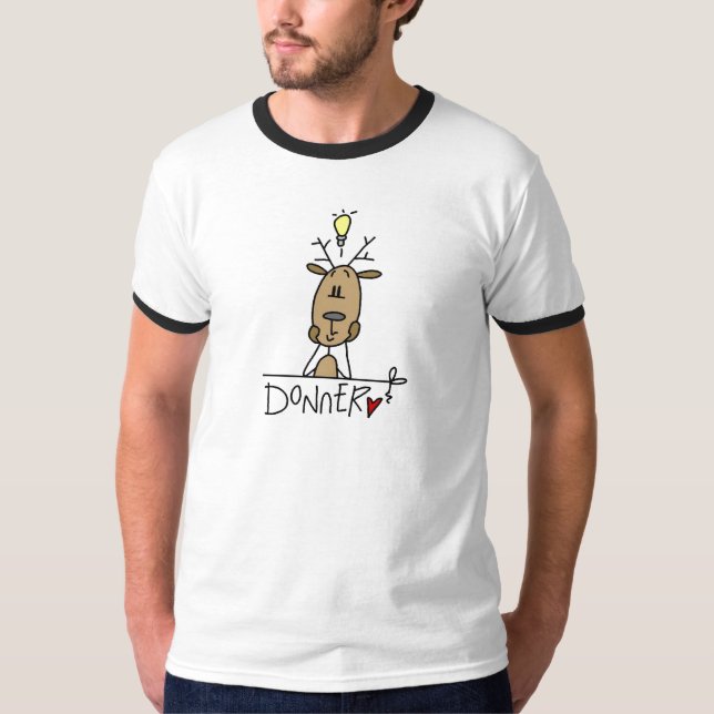T-shirts et cadeaux de renne de Donner (Devant)