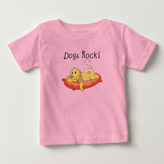 T-shirts et cadeaux de roche de chiens (Devant)