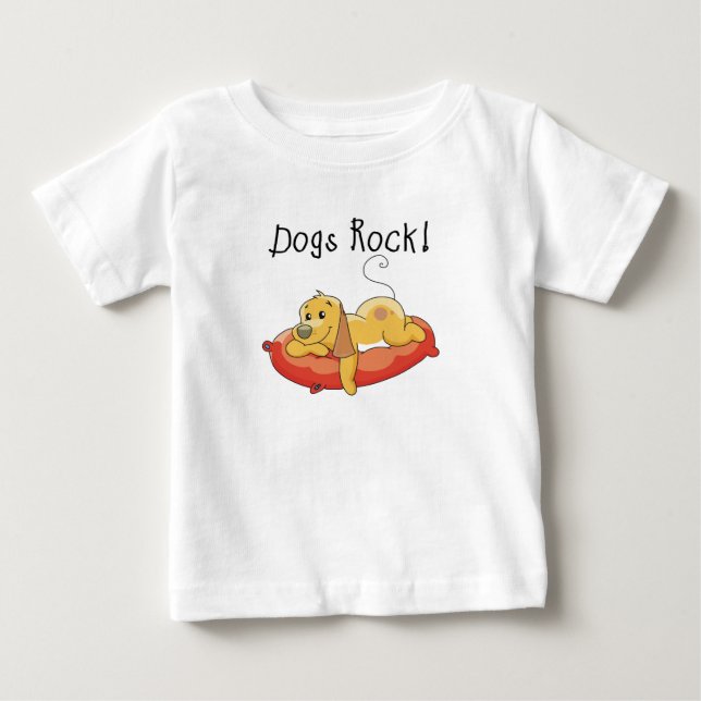 T-shirts et cadeaux de roche de chiens (Devant)
