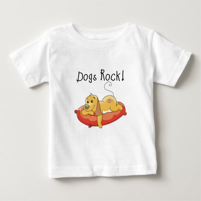 T-shirts et cadeaux de roche de chiens (Devant)