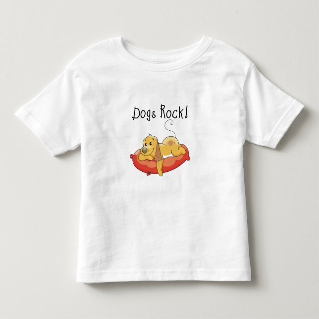 T-shirts et cadeaux de roche de chiens (Devant)