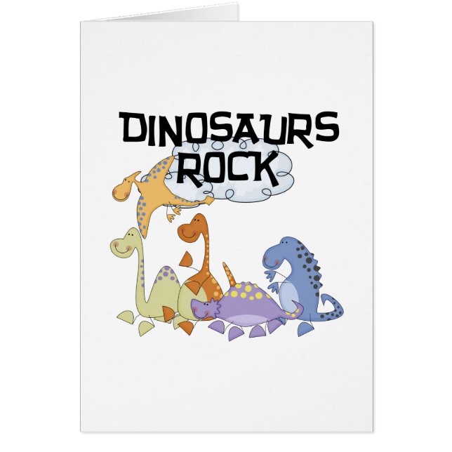 T-shirts et cadeaux de roche de dinosaures (Devant)