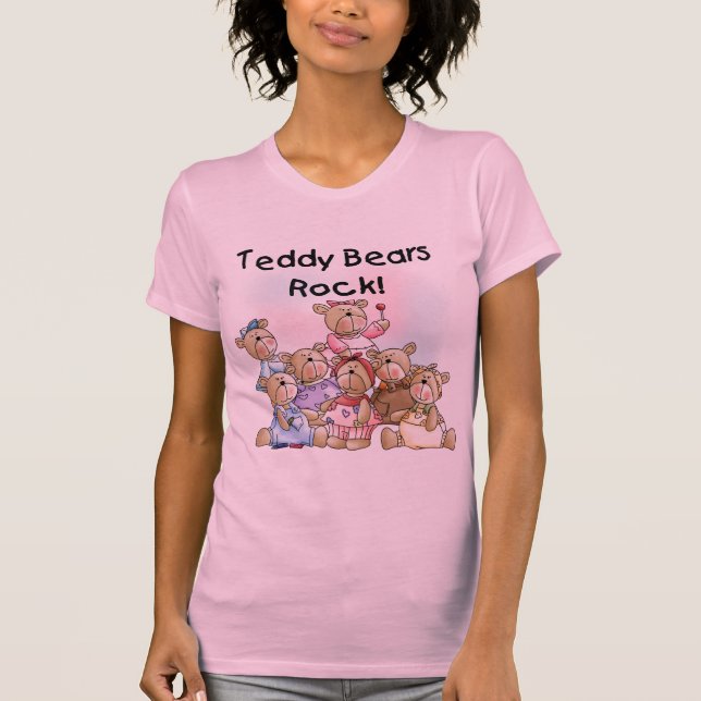 T-shirts et cadeaux de roche de nounours (Devant)