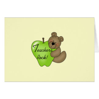 T-shirts et cadeaux de roche de professeurs d'ours