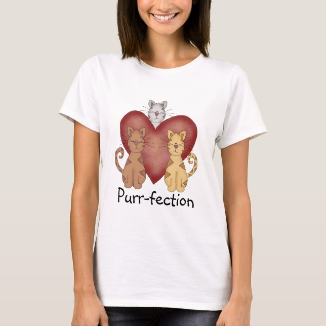 T-shirts et cadeaux de Ronronnement-fection de (Devant)