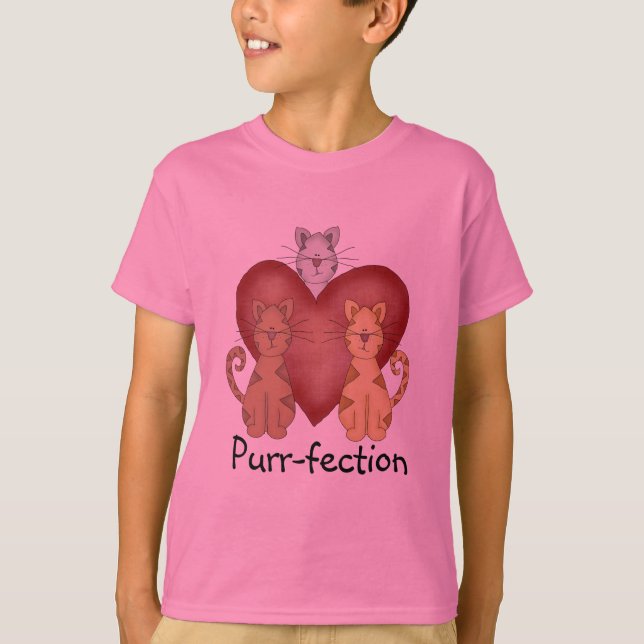 T-shirts et cadeaux de Ronronnement-fection de (Devant)