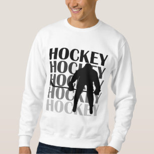 T-shirts et cadeaux de silhouette d'hockey