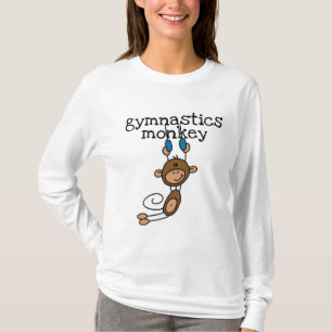 T-shirts et cadeaux de singe de gymnastique