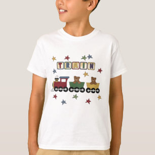 T-shirts et cadeaux de train d'ours de nounours