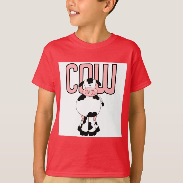 T-shirts et cadeaux de vache (Devant)