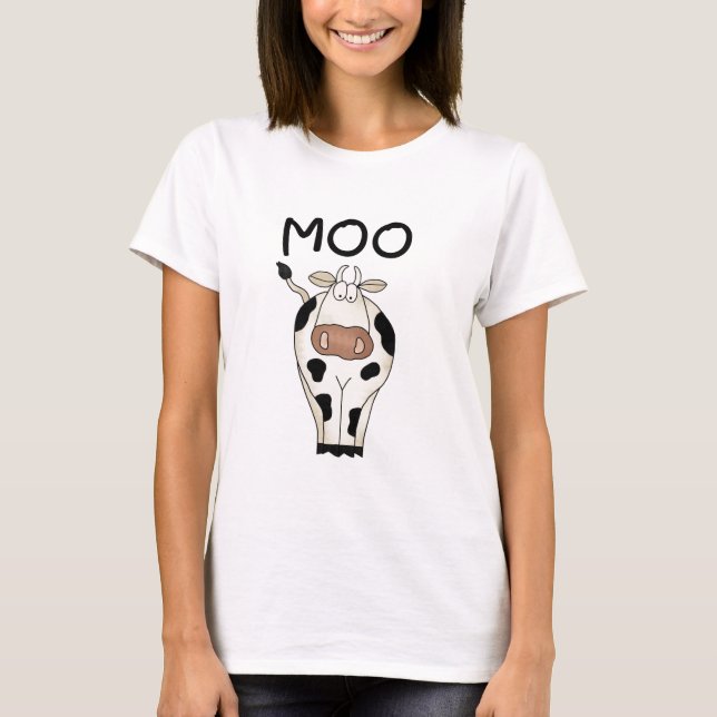 T-shirts et cadeaux de vache à MOO (Devant)