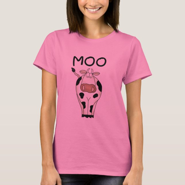 T-shirts et cadeaux de vache à MOO (Devant)