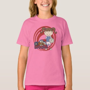 T-shirts et cadeaux de volleyball de fille de