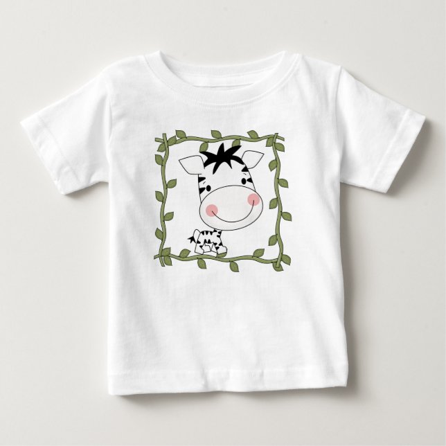 T-shirts et cadeaux de zèbre de bébé (Devant)