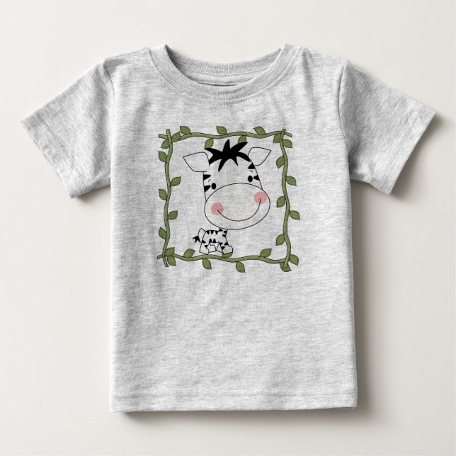 T-shirts et cadeaux de zèbre de bébé (Devant)