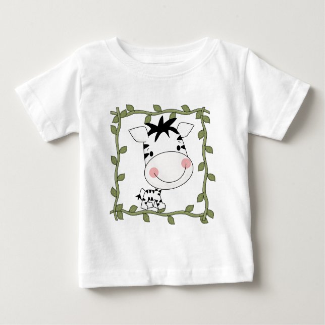 T-shirts et cadeaux de zèbre de bébé (Devant)
