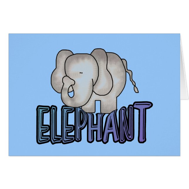 T-shirts et cadeaux d'éléphant (Devant horizontal)