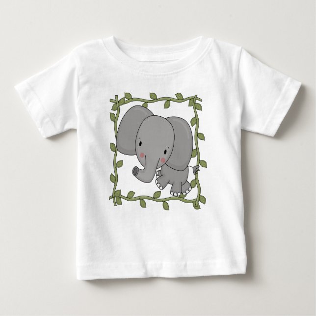 T-shirts et cadeaux d'éléphant de bébé (Devant)