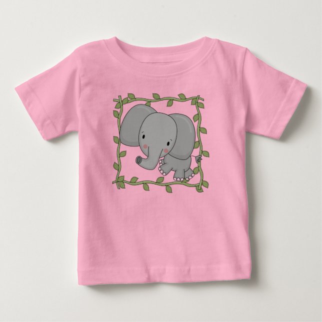 T-shirts et cadeaux d'éléphant de bébé (Devant)