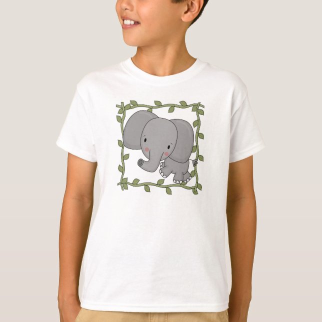 T-shirts et cadeaux d'éléphant de bébé (Devant)